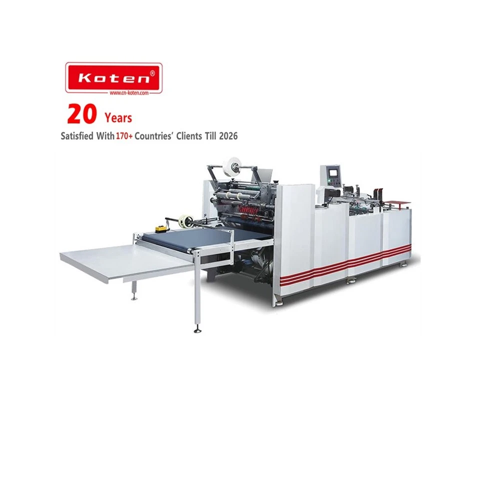 Máquina automática de remendo de janela de caixa de papel
