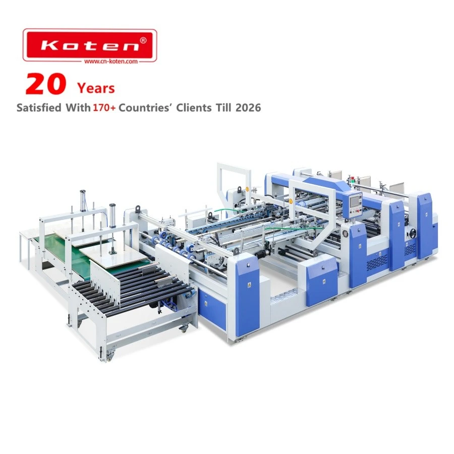 Máquina coladora automática de duas folhas