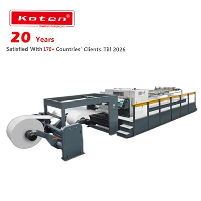 Rolo rotativo duplo para máquina de corte de folhas
