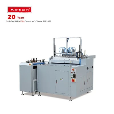 Máquina semiautomática para fazer caixas